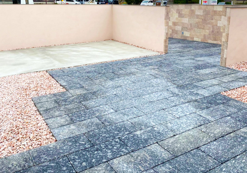 エクステリア施工例へのリンク画像