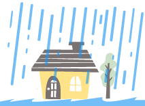 自然災害イラスト