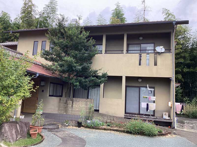 松岡建設手摺塗装施工例
