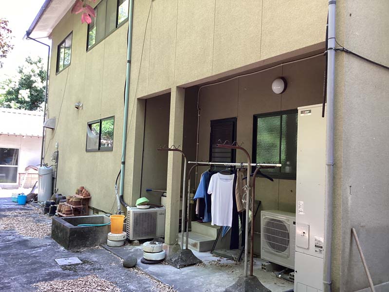 松岡建設手摺塗装施工例