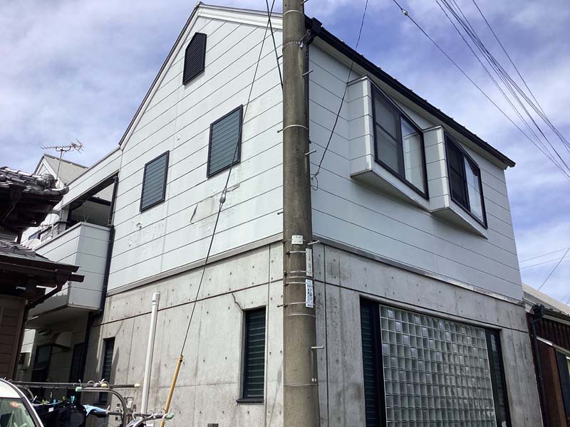 松岡建設外壁屋根塗装施工例