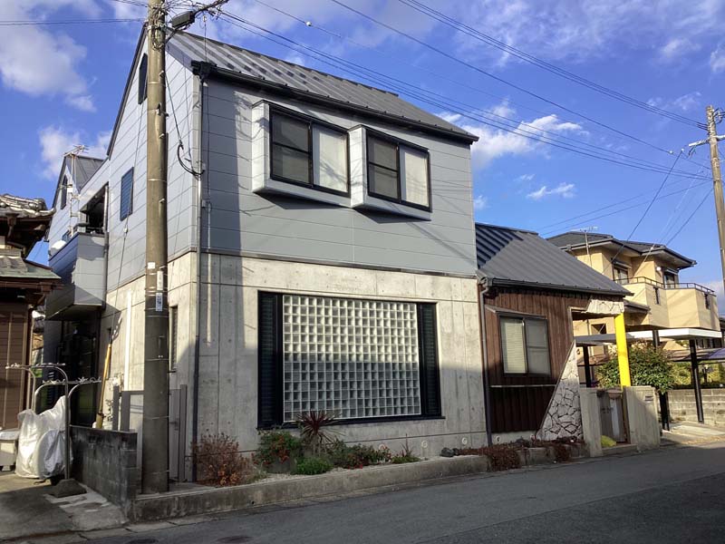 松岡建設外壁屋根塗装施工例