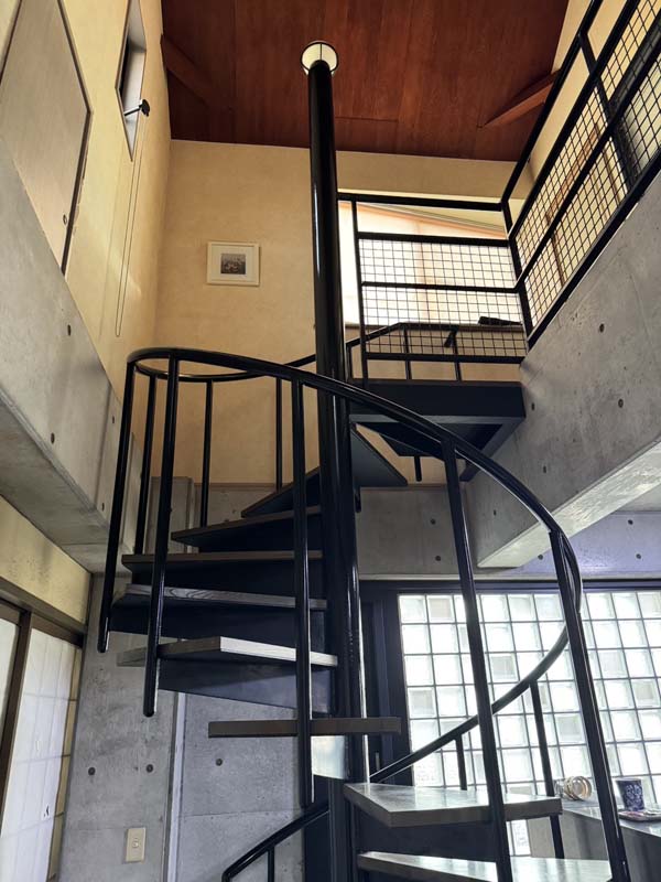 松岡建設手摺塗装施工例