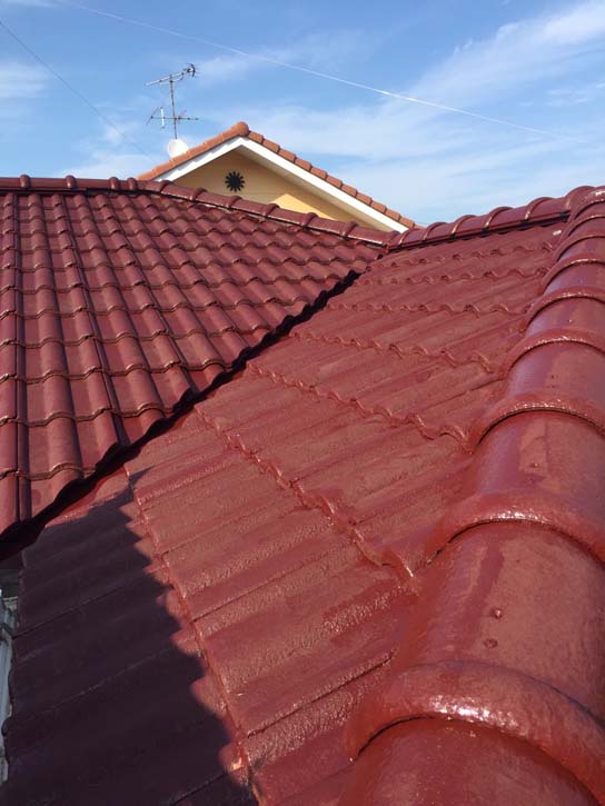 松岡建設外壁屋根塗装施工例