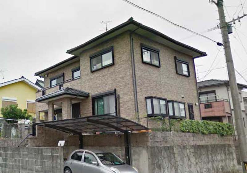 松岡建設外壁屋根塗装施工前画像