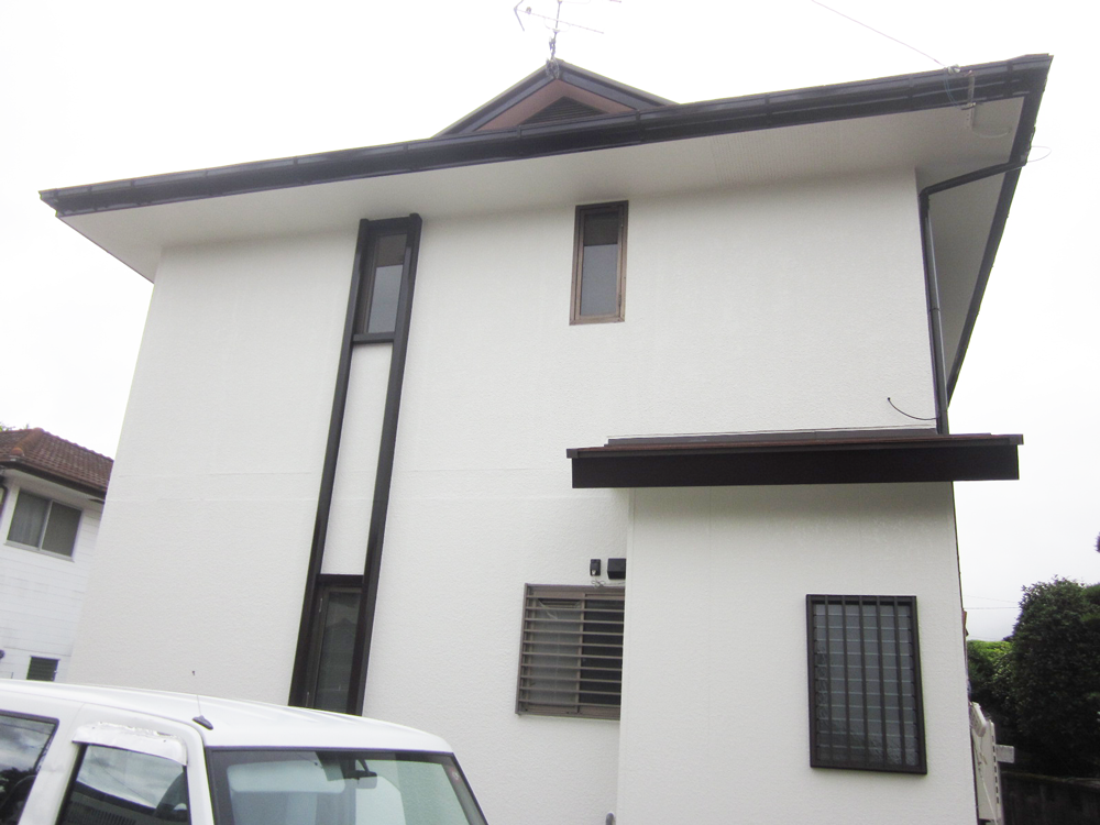 松岡建設外壁塗装施工例