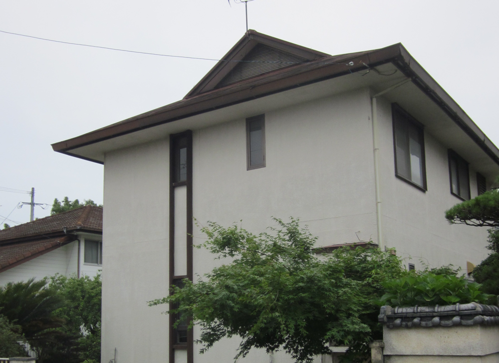 松岡建設外壁塗装施工前画像