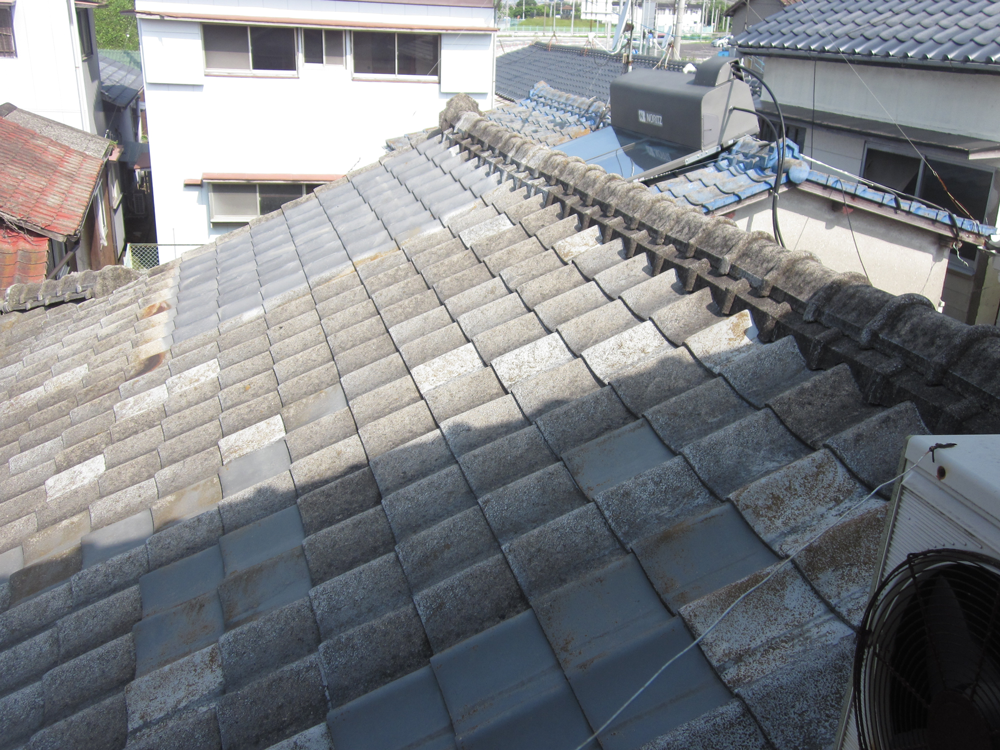 松岡建設外壁塗装施工前画像