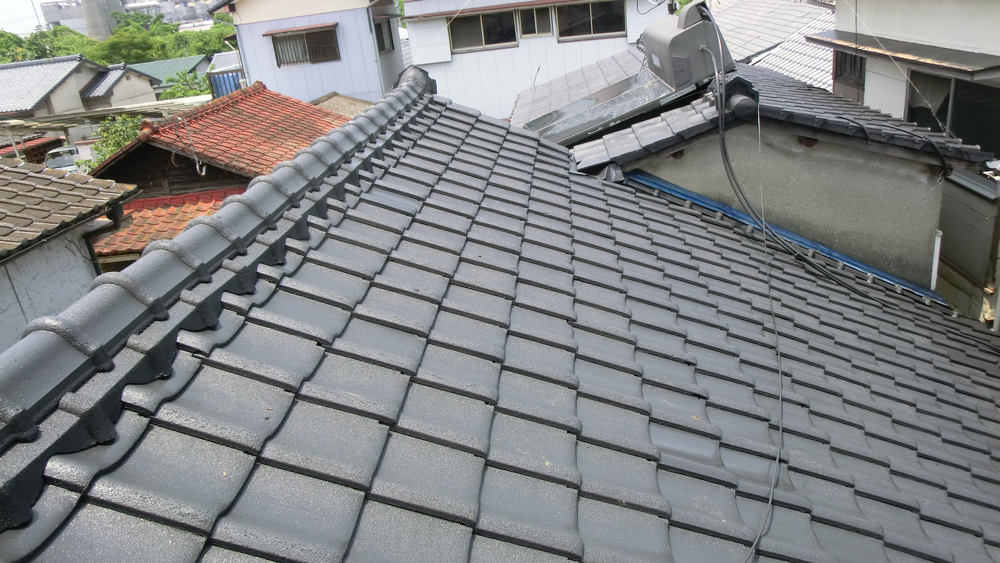 松岡建設外壁塗装施工例