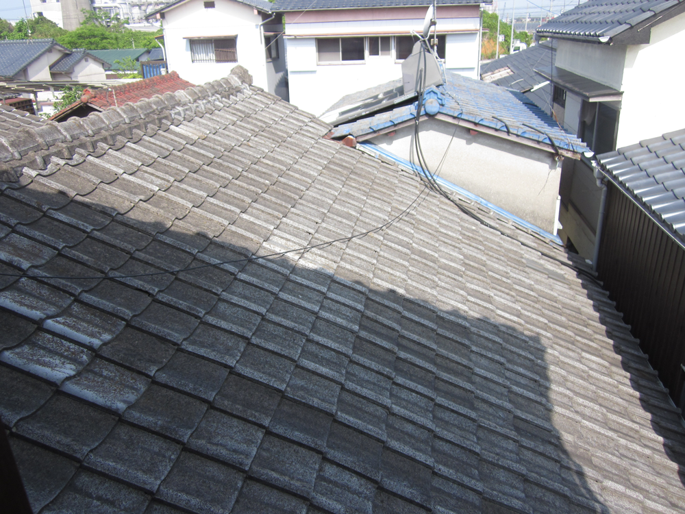 松岡建設外壁塗装施工前画像