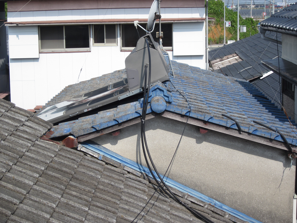 松岡建設外壁塗装施工前画像