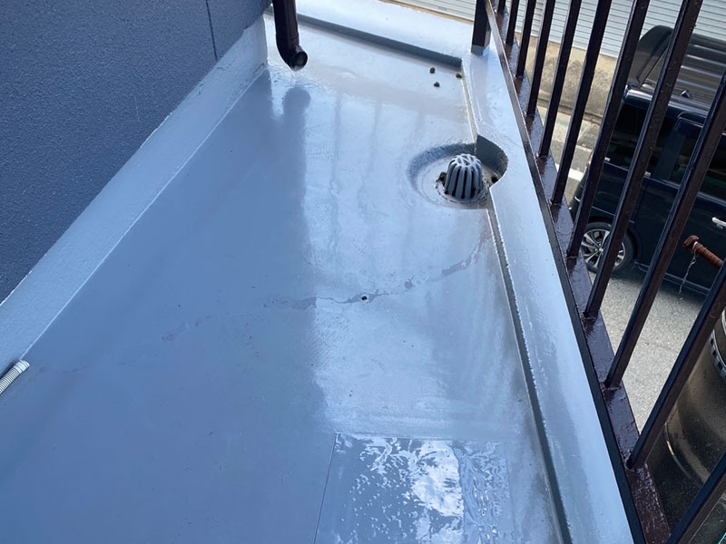 松岡建設外壁塗装施工例