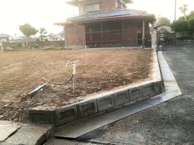 松岡建設家屋解体施工後画像