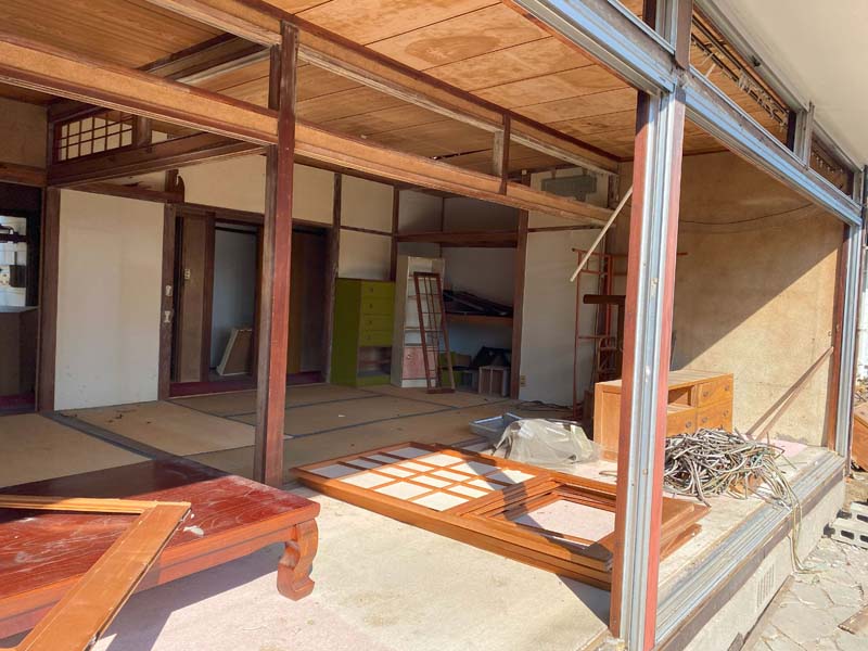 松岡建設家屋解体施工例施工前