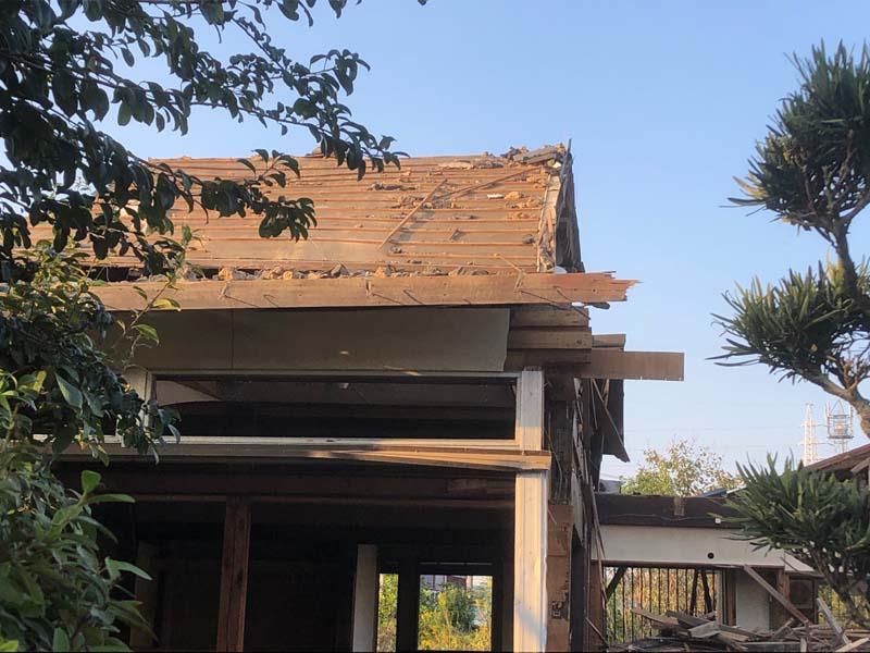 松岡建設家屋解体施工例施工前