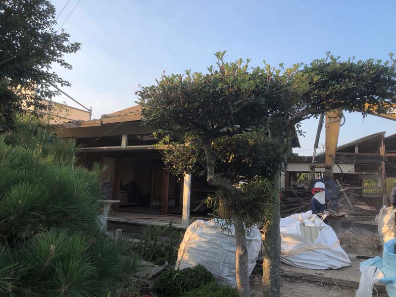 松岡建設家屋解体施工例