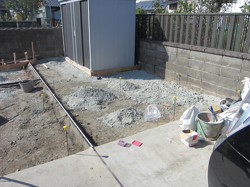 松岡建設エクステリア施工前画像