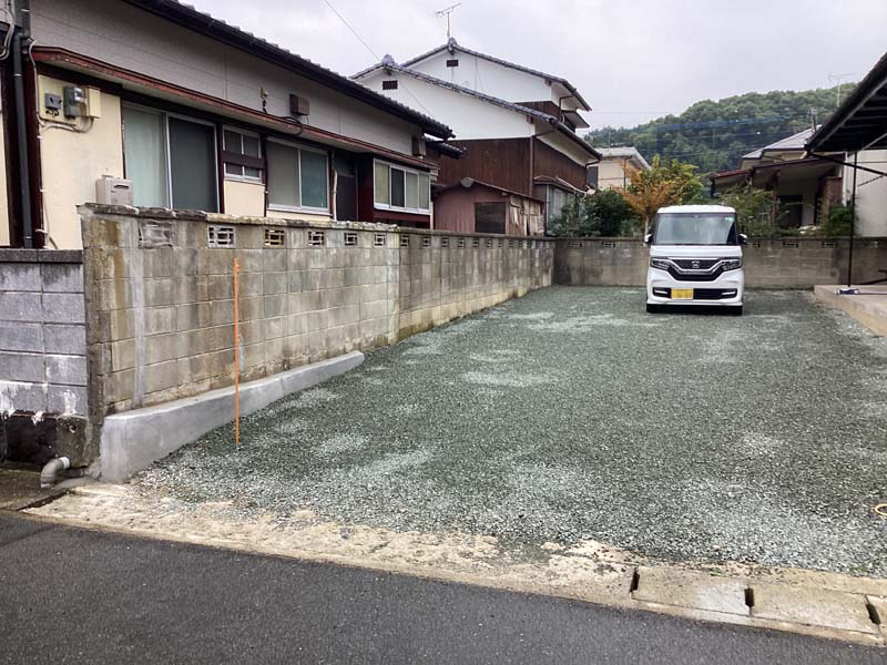 松岡建設エクステリア施工前画像