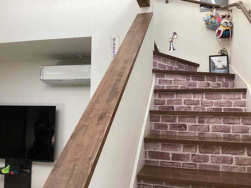 松岡建設階段下収納施工前画像