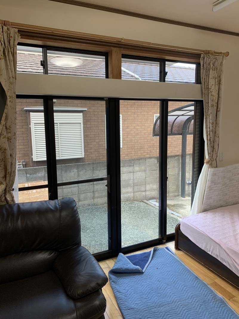 既存サッシ施工前画像