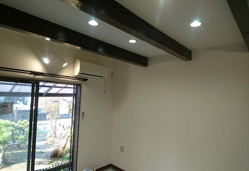 松岡建設階段下首脳施工後画像