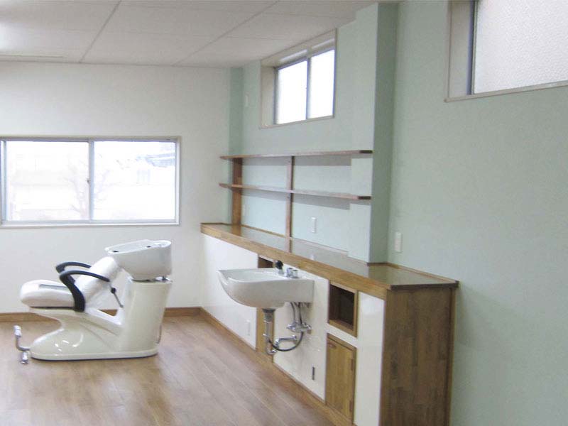 松岡建設美容室施工後写真