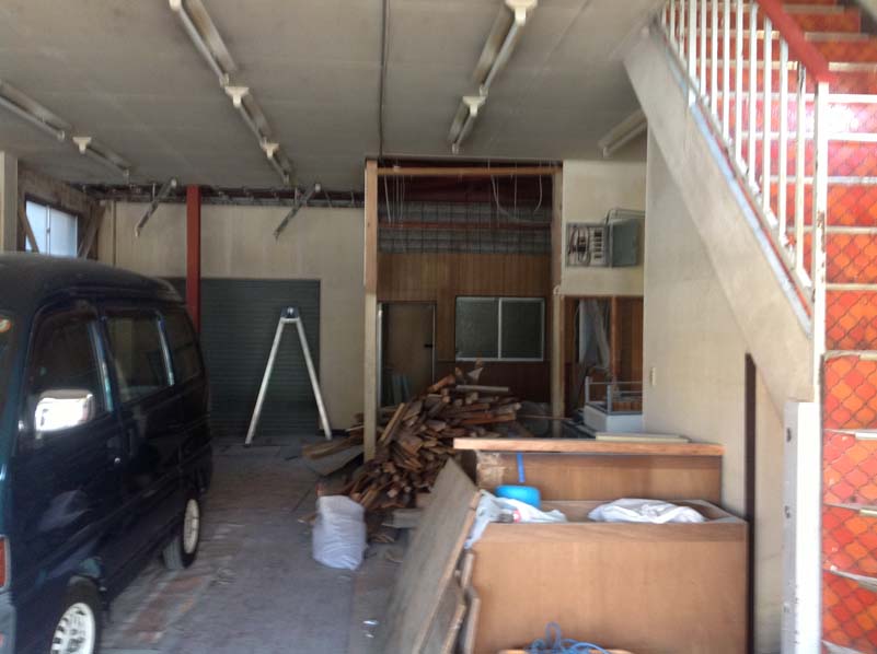 松岡建設美容室施工前写真