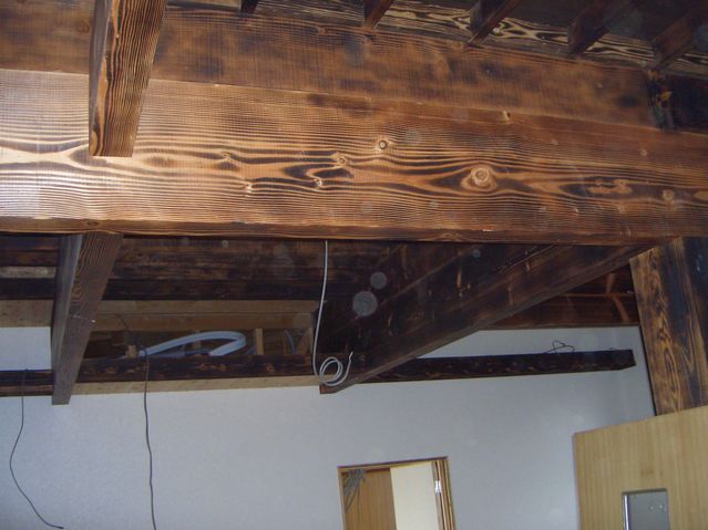 松岡建設美容室施工中写真