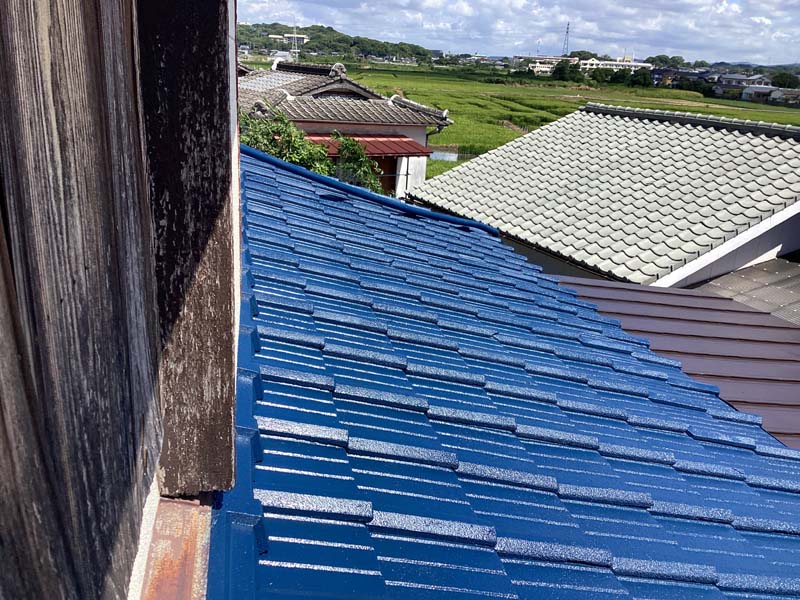 松岡建設瓦葺き替え施工例写真