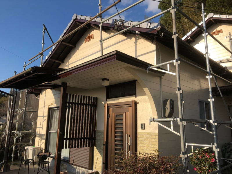 松岡建設屋根葺き替えの写真