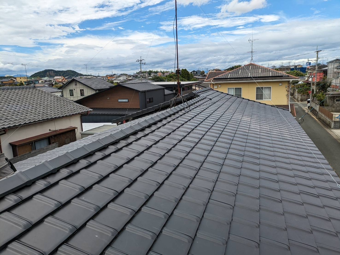 松岡建設瓦葺き替え画像