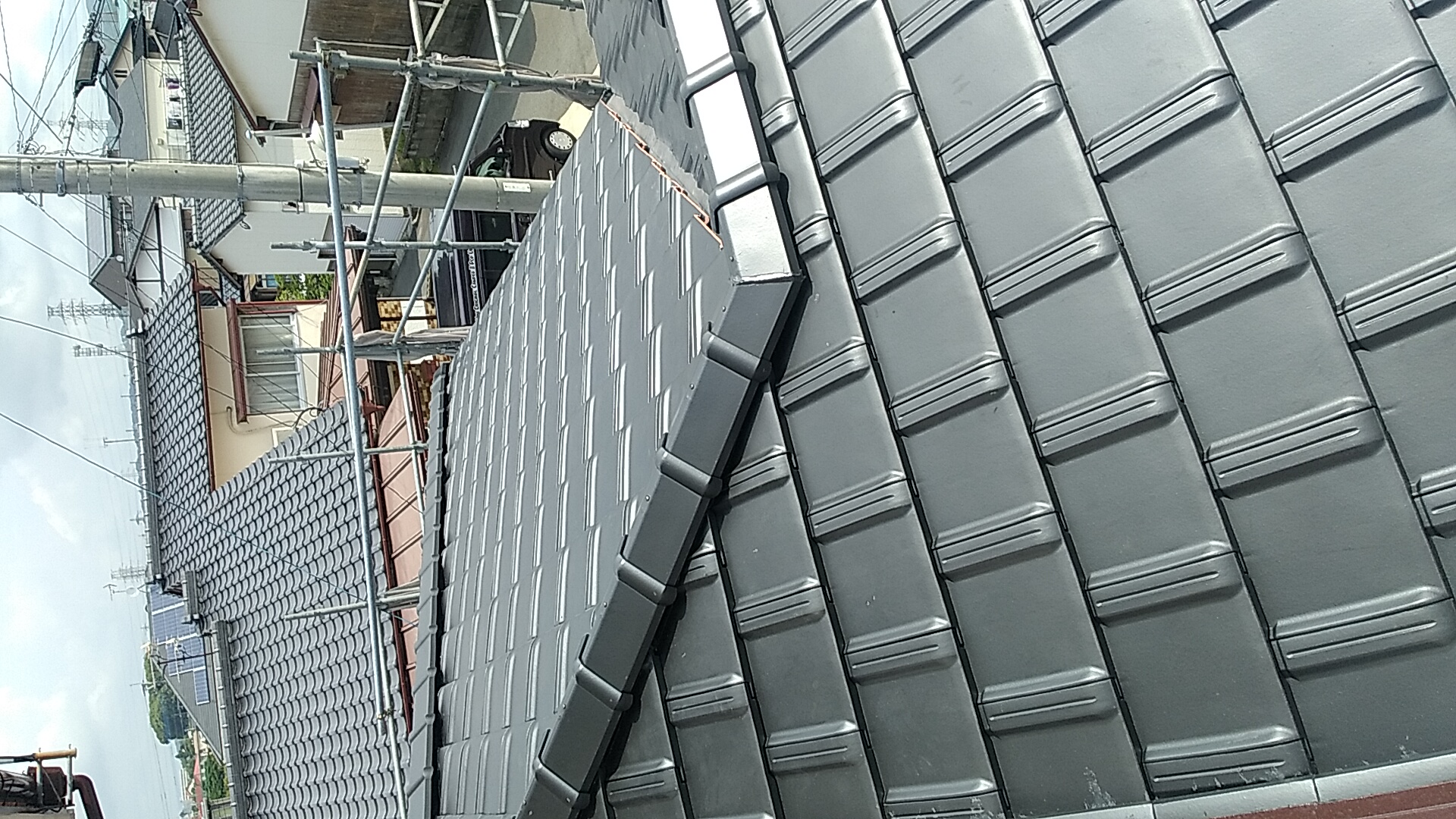 松岡建設瓦葺き替え施工例写真