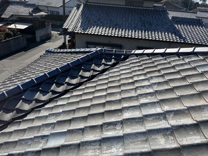松岡建設瓦葺き替え画像