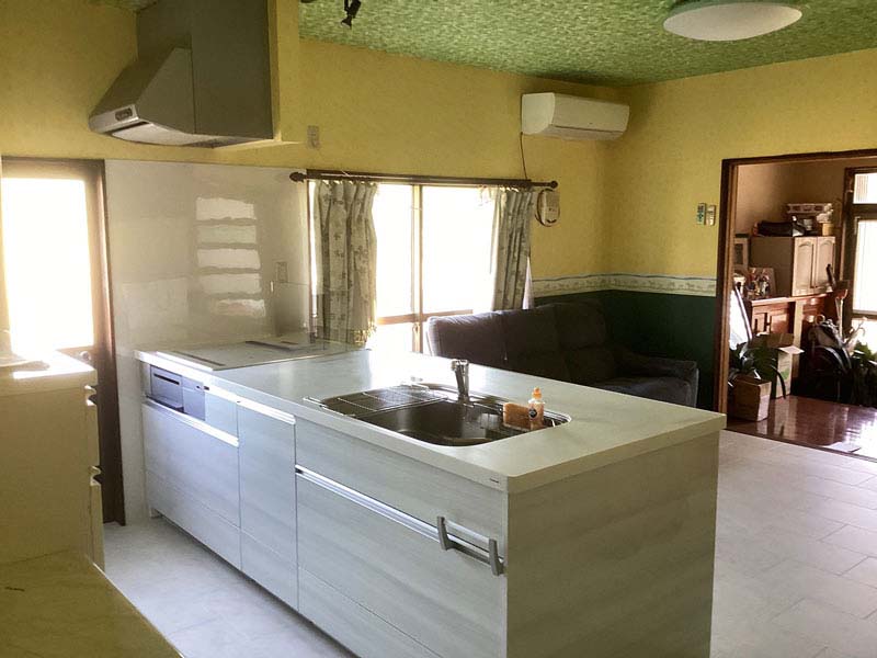 松岡建設キッチンリフォーム施工例の写真